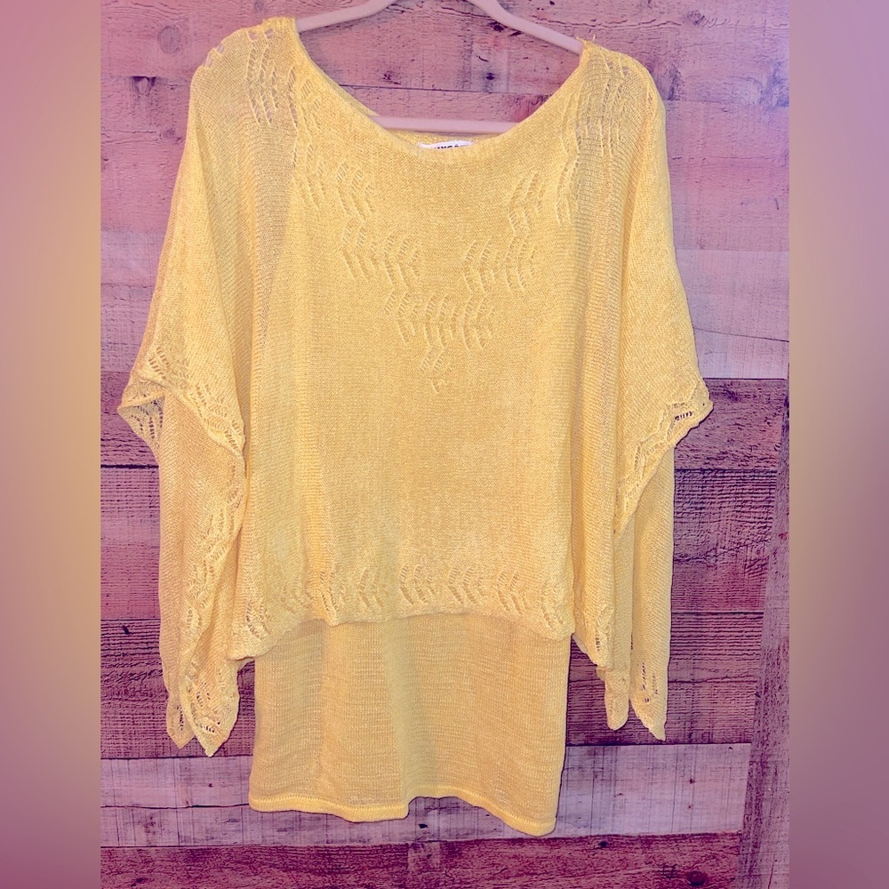 Nygard poncho style layered sweater